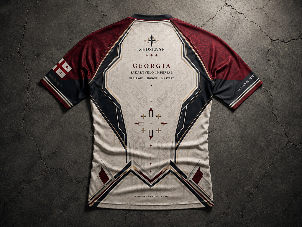 🇬🇪 Rashguard Géorgie – Les Rois du Caucase
