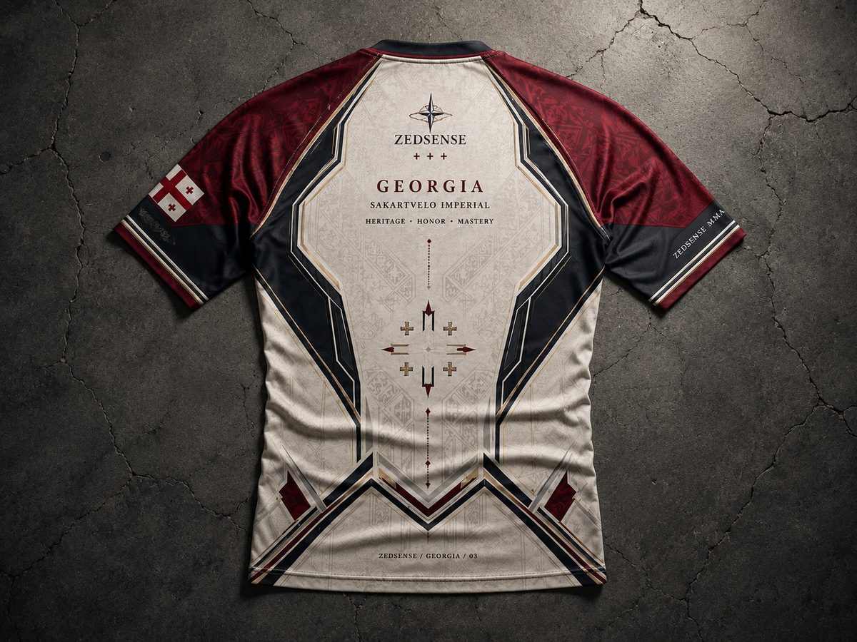 🇬🇪 Rashguard Géorgie – Les Rois du Caucase