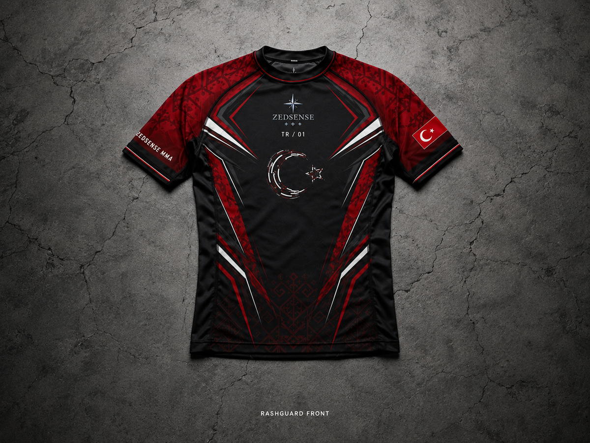 🇹🇷 Rashguard Turquie – Les Loups d’Anatolie