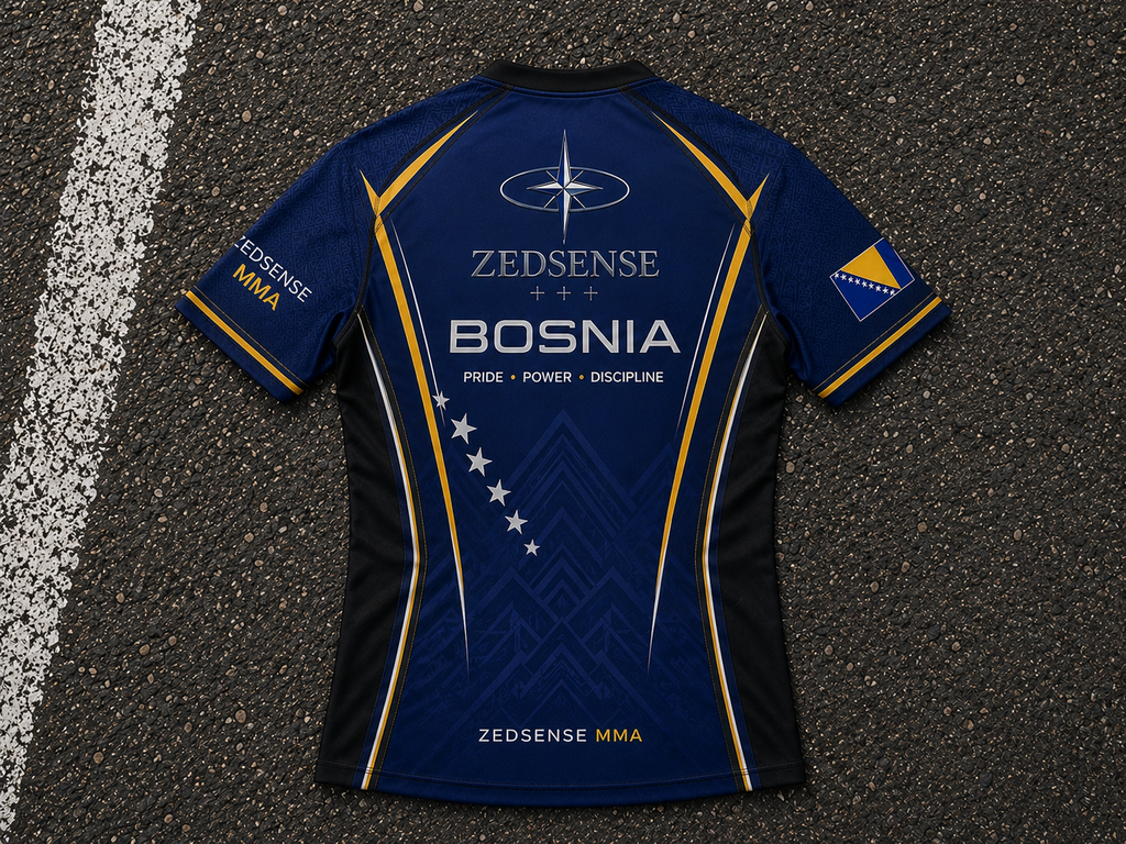 🇧🇦 Rashguard MMA ZedSense – Bosnia & Herzegovina
