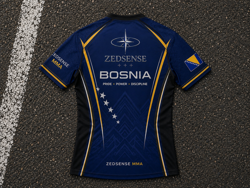 🇧🇦 Rashguard MMA ZedSense – Bosnia & Herzegovina