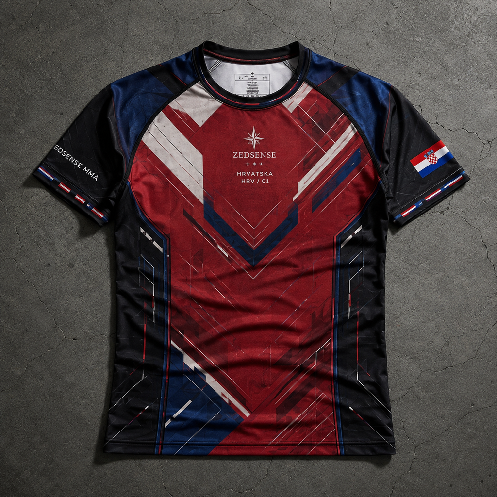 🇭🇷 Rashguard Croatie – Les Gardiens de l’Adriatique