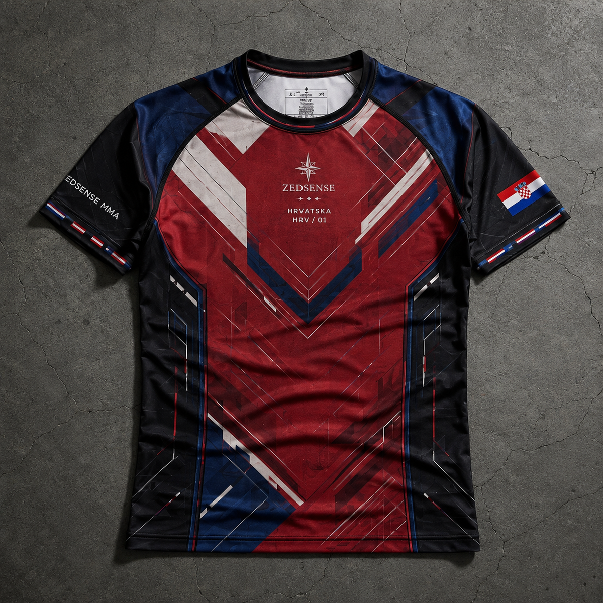 🇭🇷 Rashguard Croatie – Les Gardiens de l’Adriatique