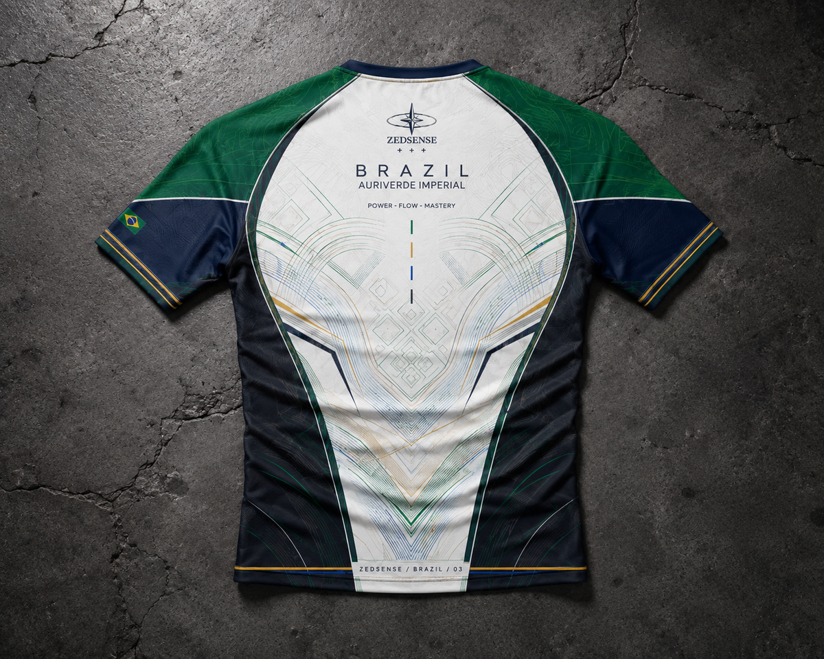 🇧🇷 Rashguard Brésil – L’Héritage des Champions