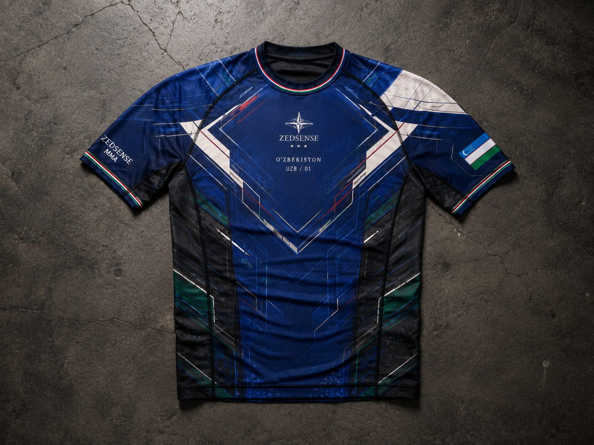 🇺🇿 Rashguard Ouzbékistan – Les Cavaliers de Samarcande