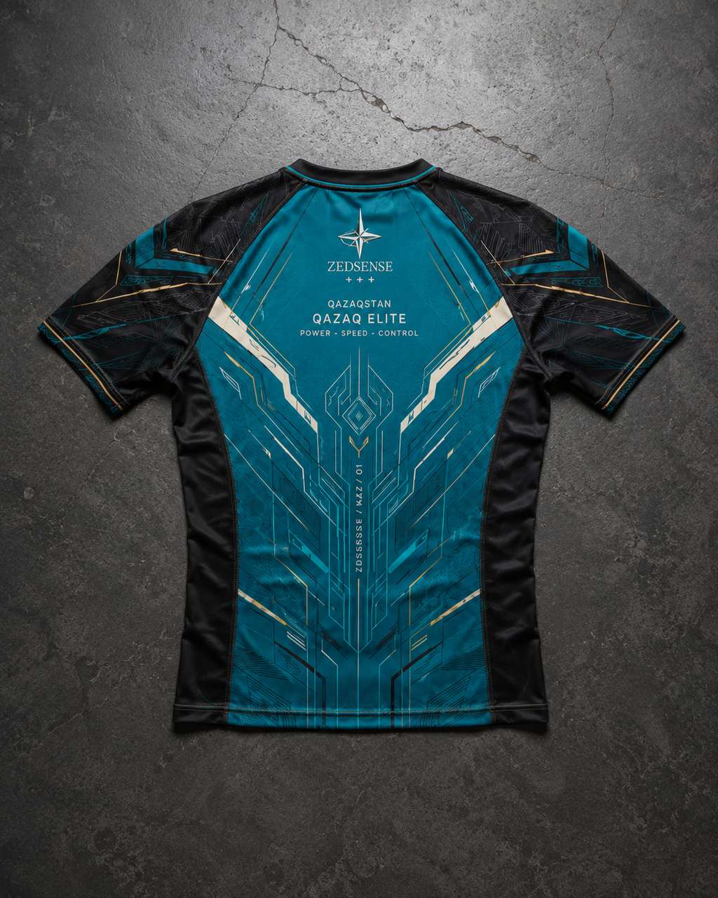🇰🇿 Rashguard Kazakhstan – Les Aigles de la Steppe