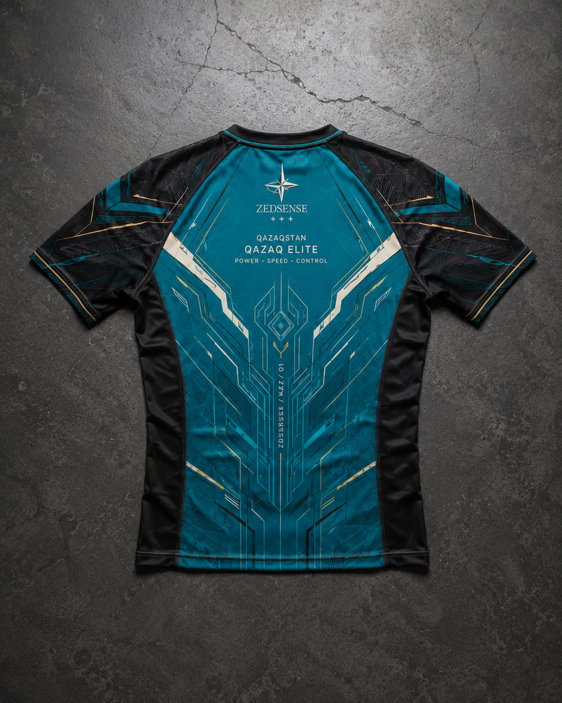🇰🇿 Rashguard Kazakhstan – Les Aigles de la Steppe