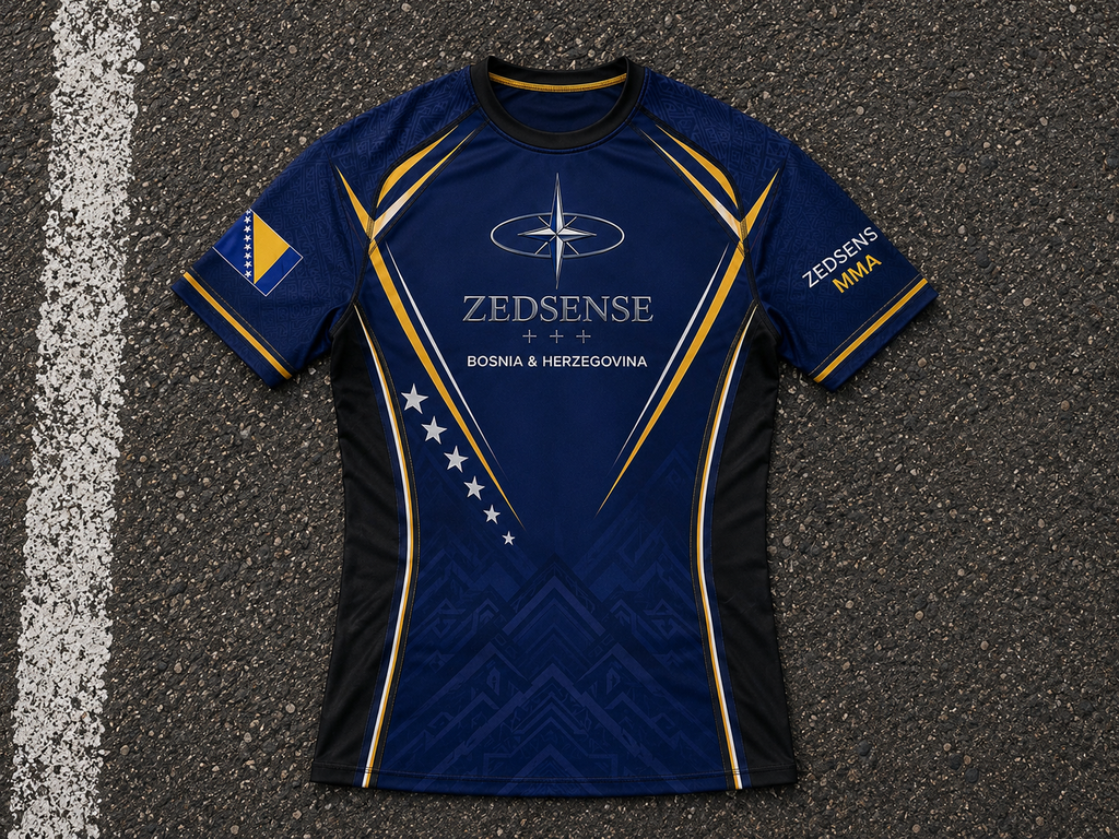 🇧🇦 Rashguard MMA ZedSense – Bosnia & Herzegovina