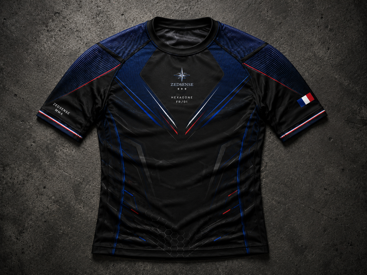 🇫🇷 Rashguard France – Coq de Combat