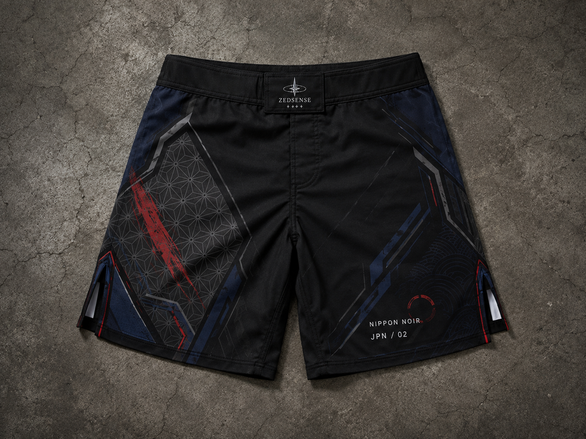 🇯🇵 Short Japon – Le Soleil Levant