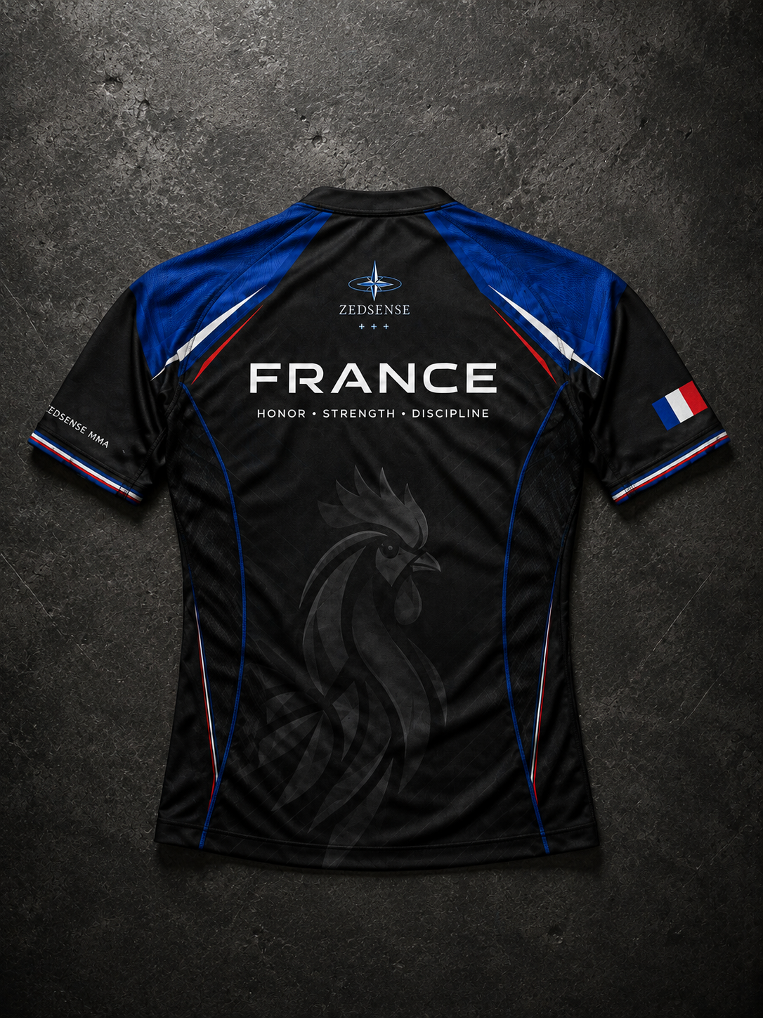 🇫🇷 Rashguard France – ZedSense MMA