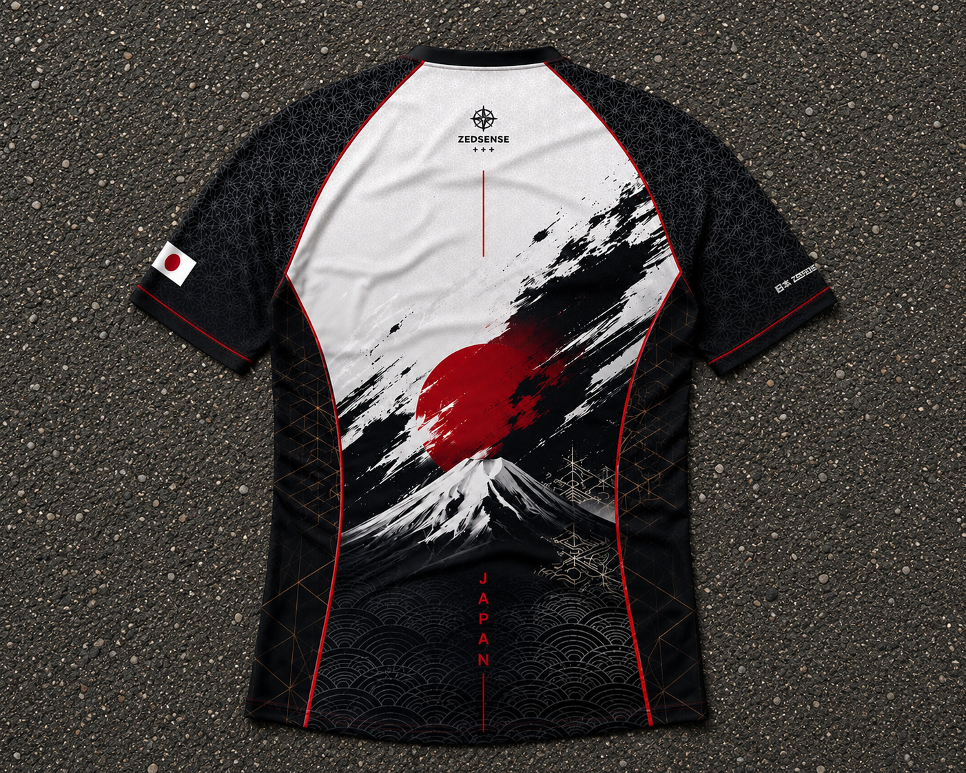 🇯🇵 Rashguard Japon – ZedSense MMA