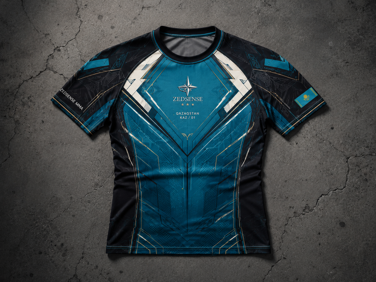 🇰🇿 Rashguard Kazakhstan – Les Aigles de la Steppe
