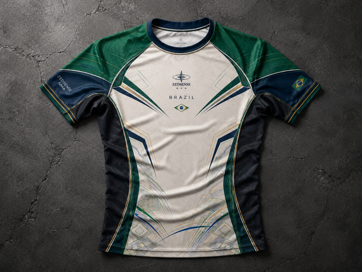 🇧🇷 Rashguard Brésil – L’Héritage des Champions
