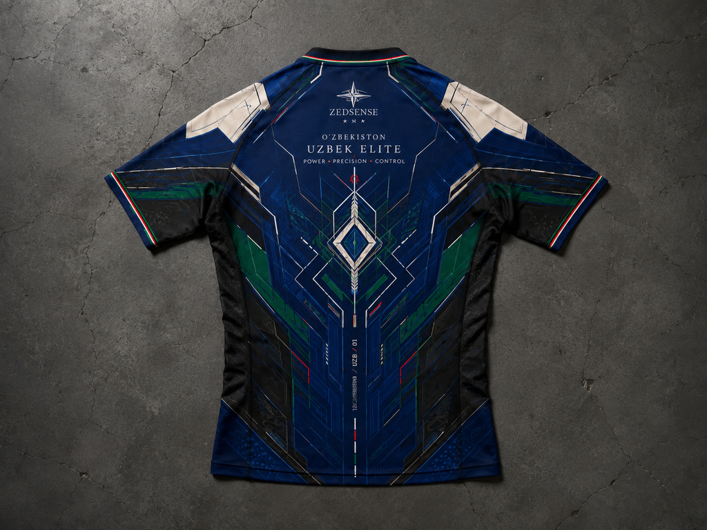🇺🇿 Rashguard Ouzbékistan – Les Cavaliers de Samarcande