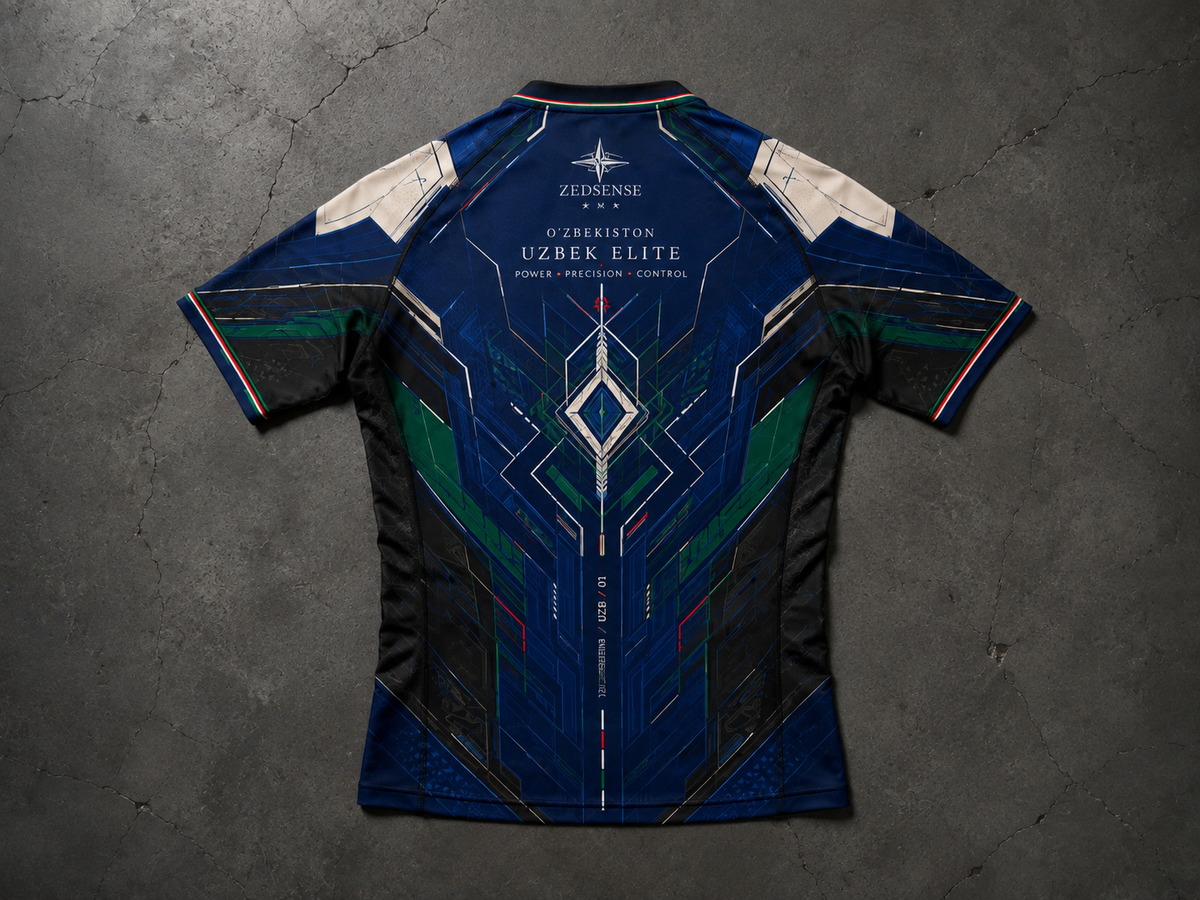 🇺🇿 Rashguard Ouzbékistan – Les Cavaliers de Samarcande