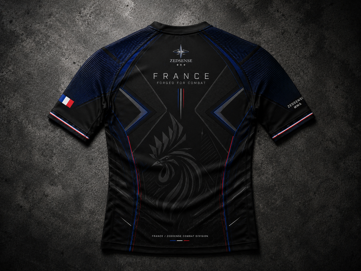🇫🇷 Rashguard France – Coq de Combat