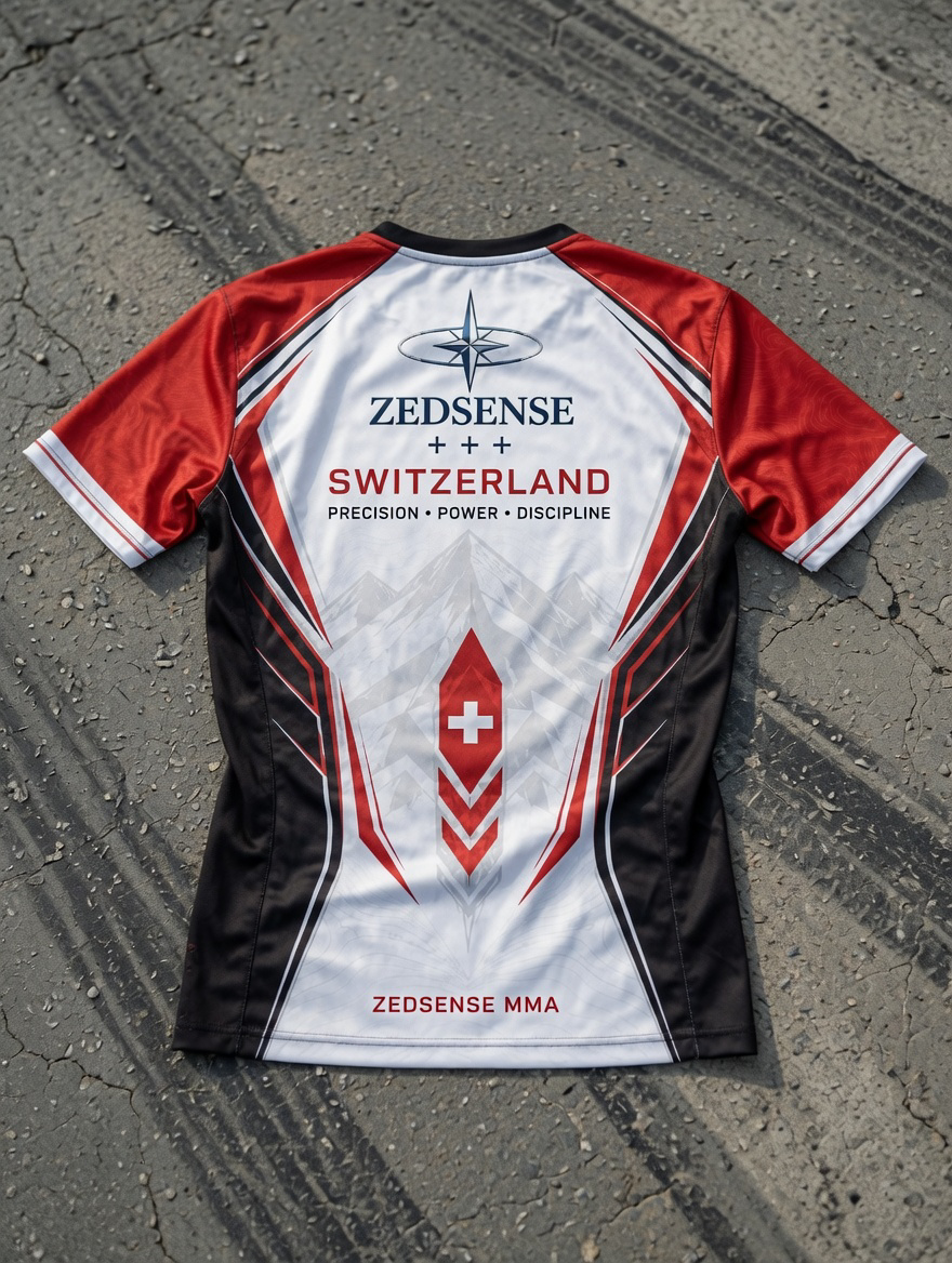 🇨🇭 Rashguard Suisse – ZedSense MMA