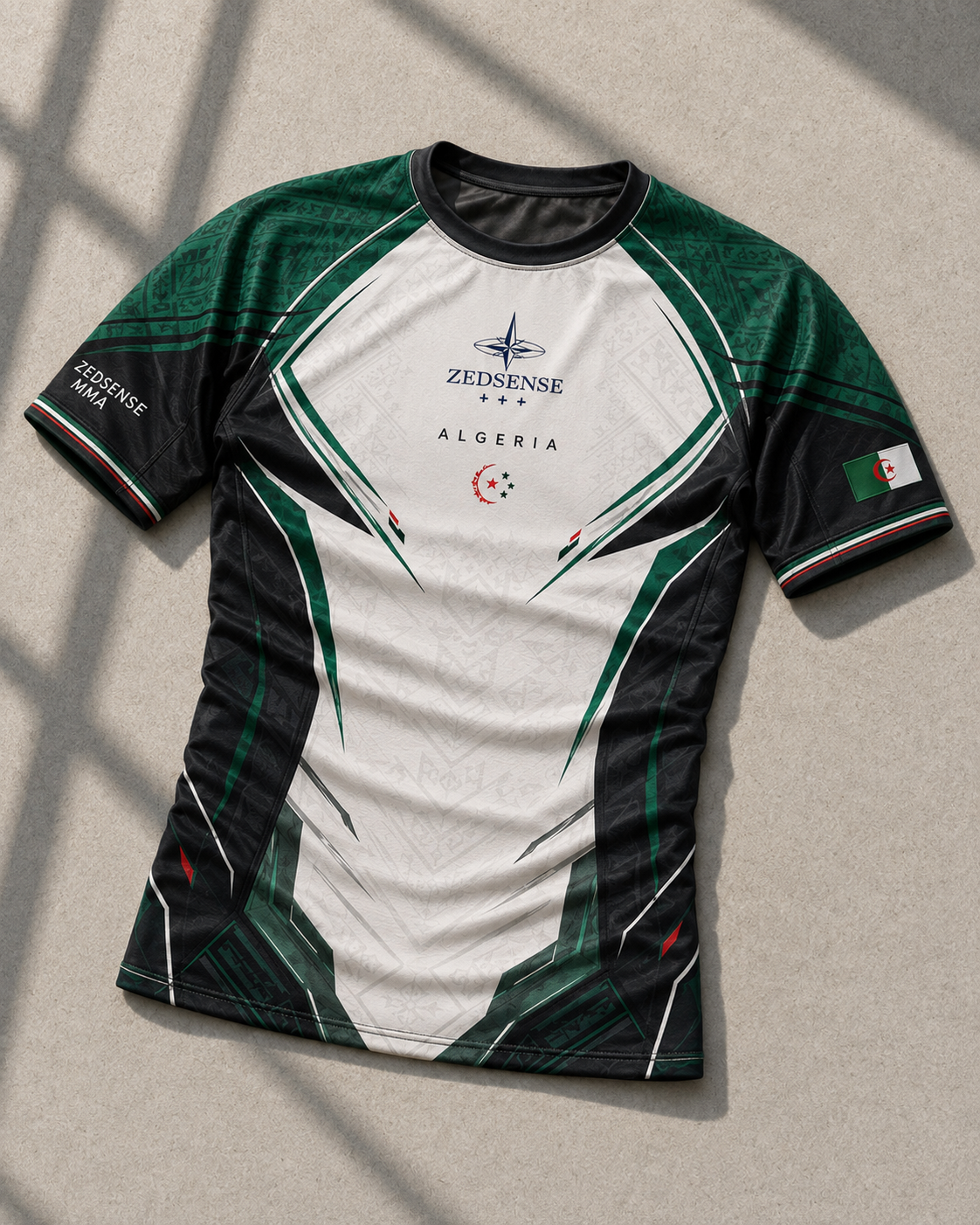 🇩🇿 Rashguard Algérie – Les Lions du Désert