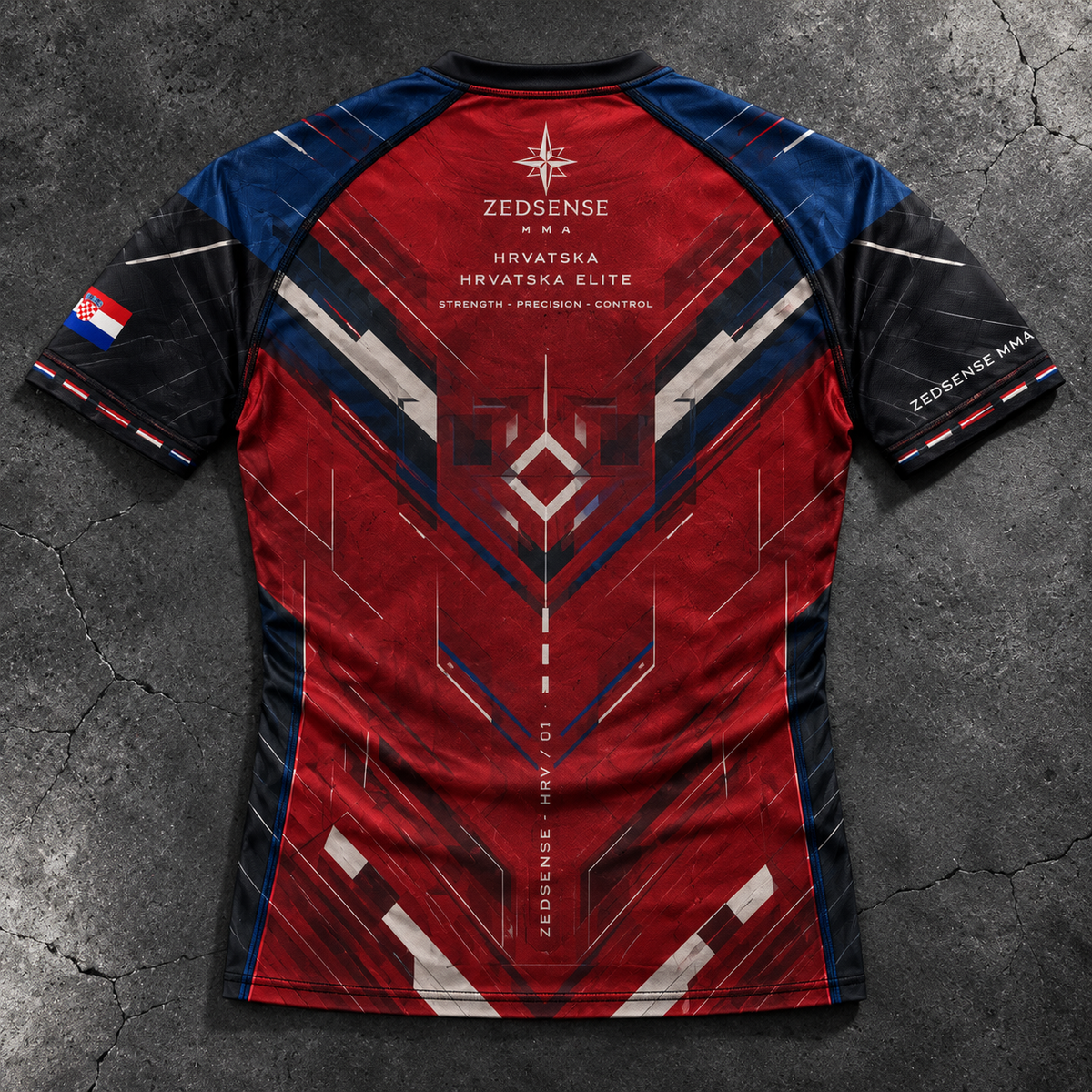 🇭🇷 Rashguard Croatie – Les Gardiens de l’Adriatique