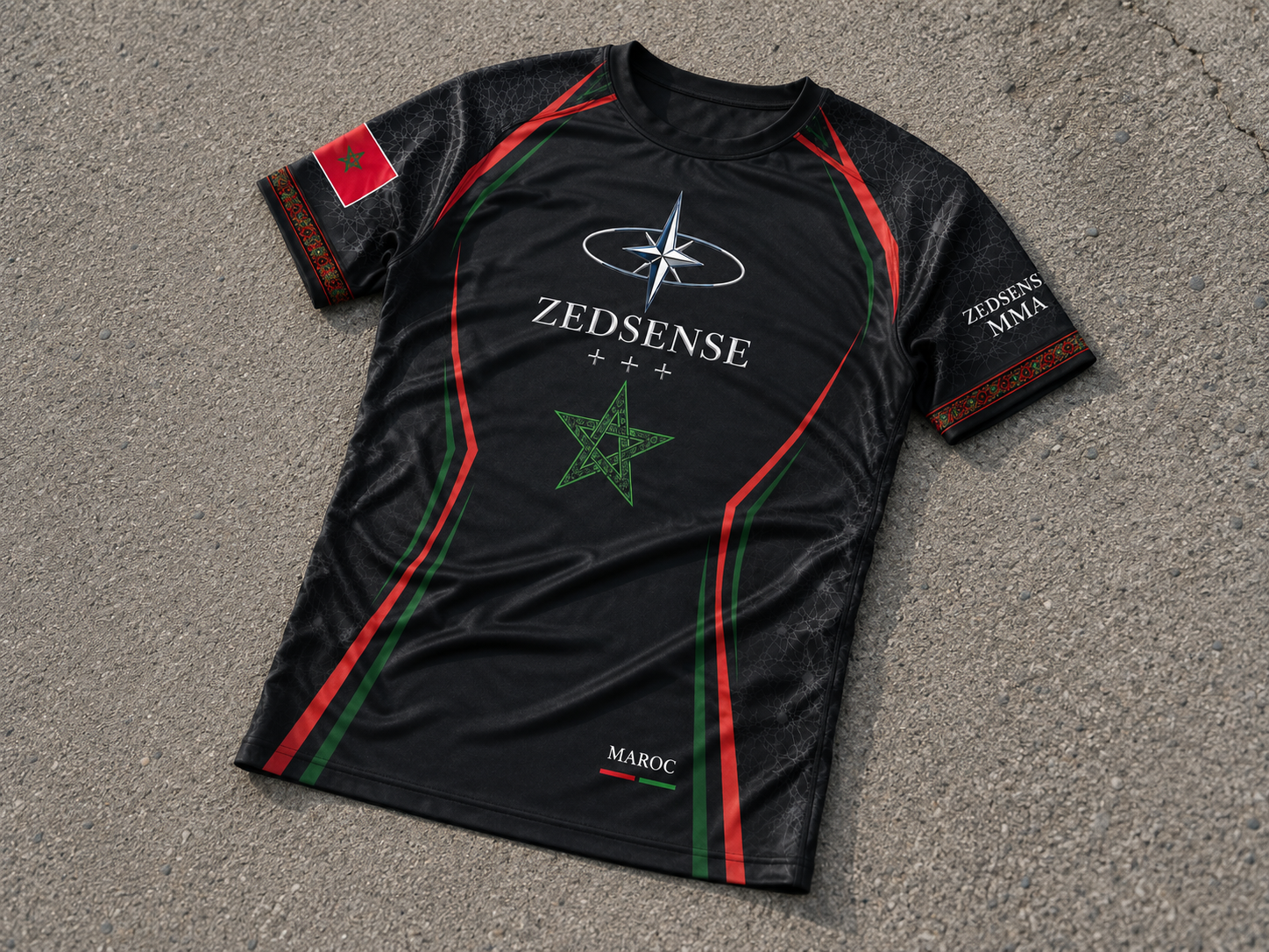 🇲🇦 Rashguard ZedSense Maroc – Atlas