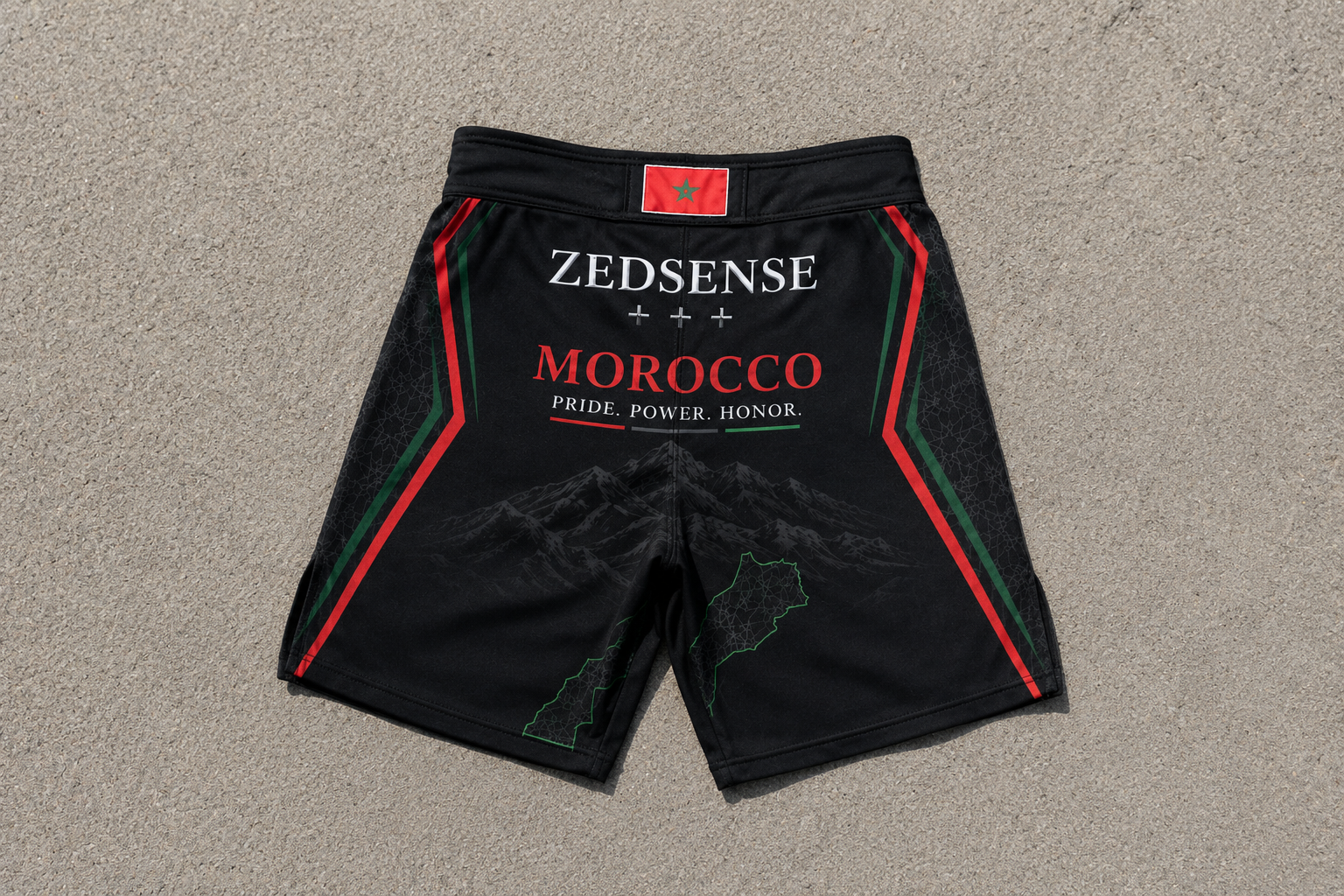 🇲🇦 Short de combat ZedSense Maroc – Atlas