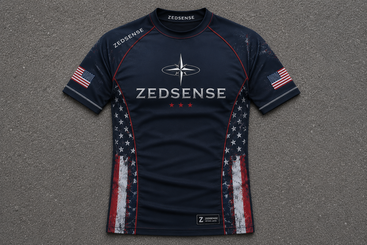 🇺🇸 Rashguard ZedSense USA – Beyond Limits