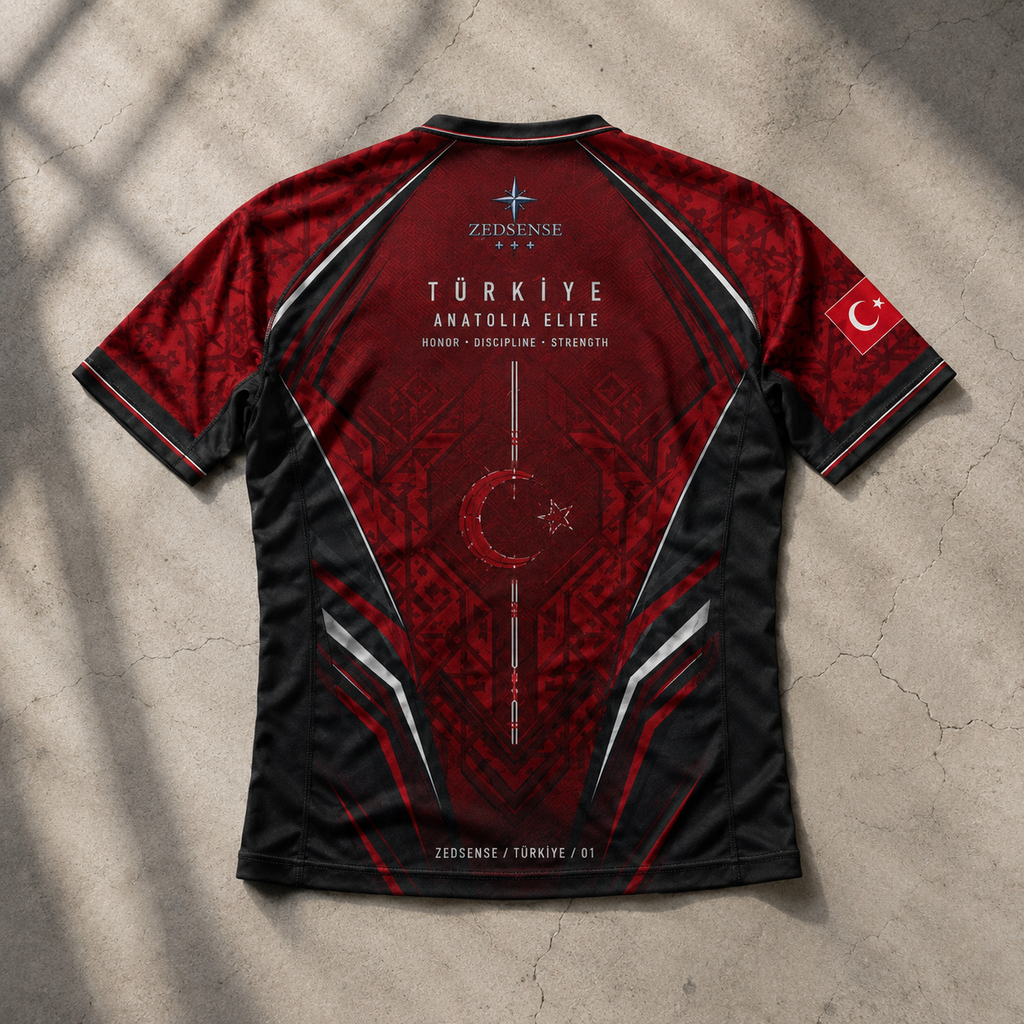 🇹🇷 Rashguard Turquie – Les Loups d’Anatolie