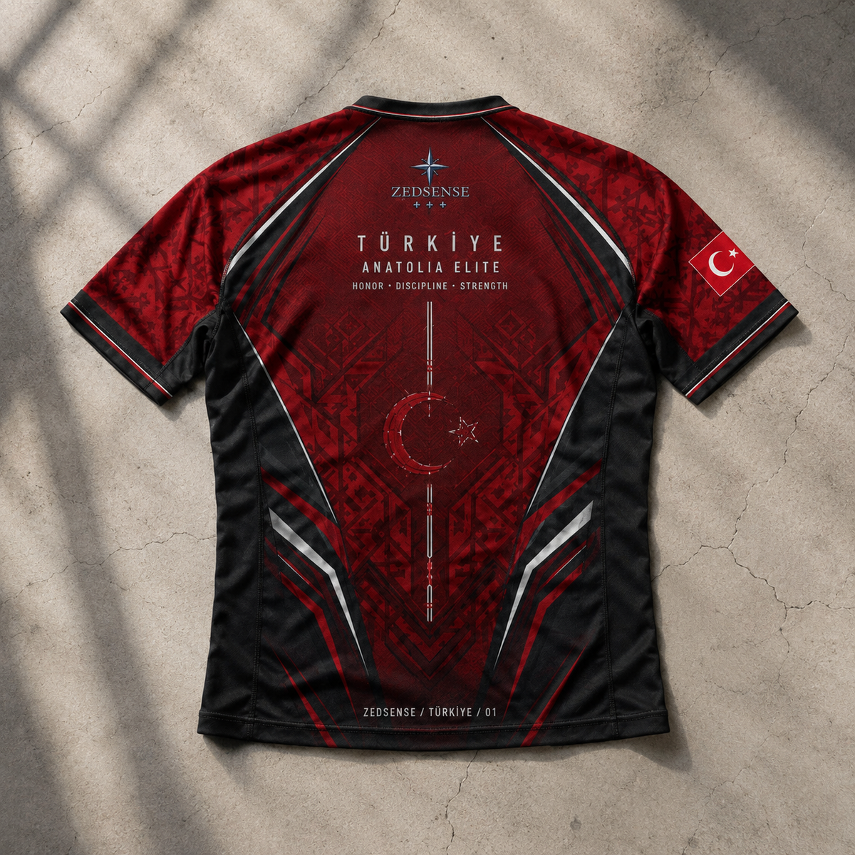 🇹🇷 Rashguard Turquie – Les Loups d’Anatolie