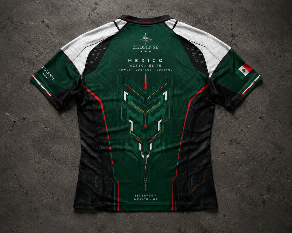 🇲🇽 Rashguard Mexique – ZedSense MMA