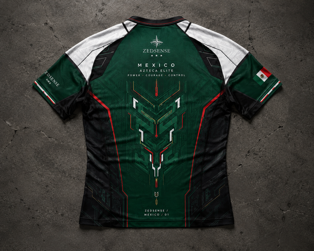 🇲🇽 Rashguard Mexique – ZedSense MMA