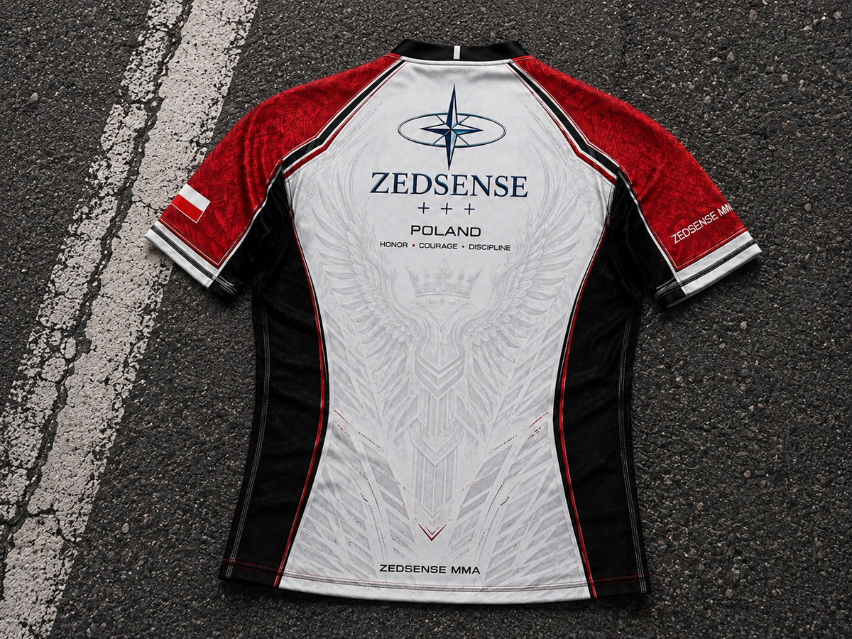 🇵🇱 Rashguard Pologne – ZedSense MMA